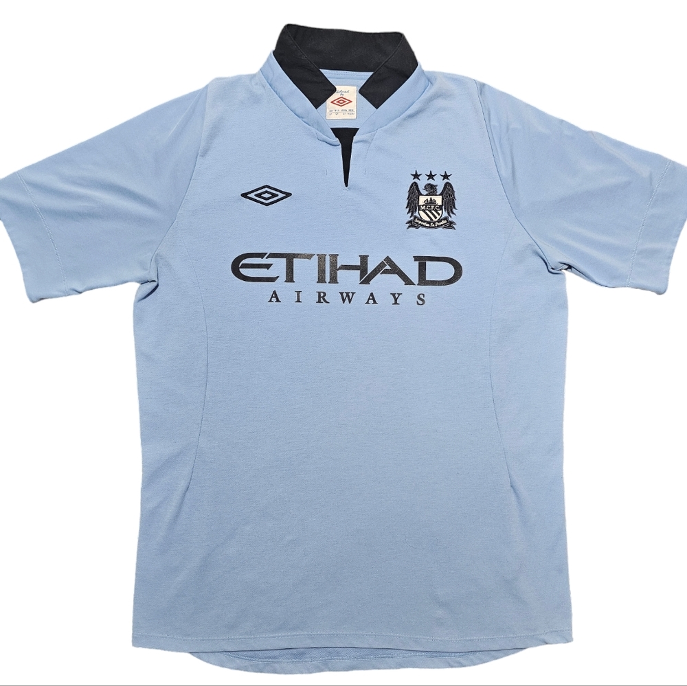 Manchester City FC 2012/13 Umbro Blue Jersey Size 42